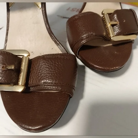 MICHAEL Michael Kors Brown Leather Heels - Picture 4 of 4